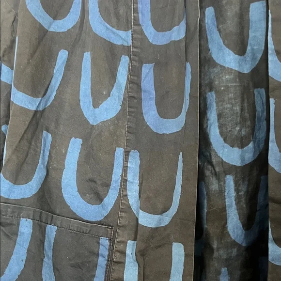 Custom Black and Blue Graphic Cape / Kimono - Picture 3 of 6